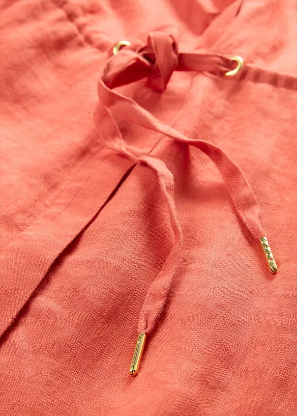 Longbluse aus reinem Leinen, bonprix