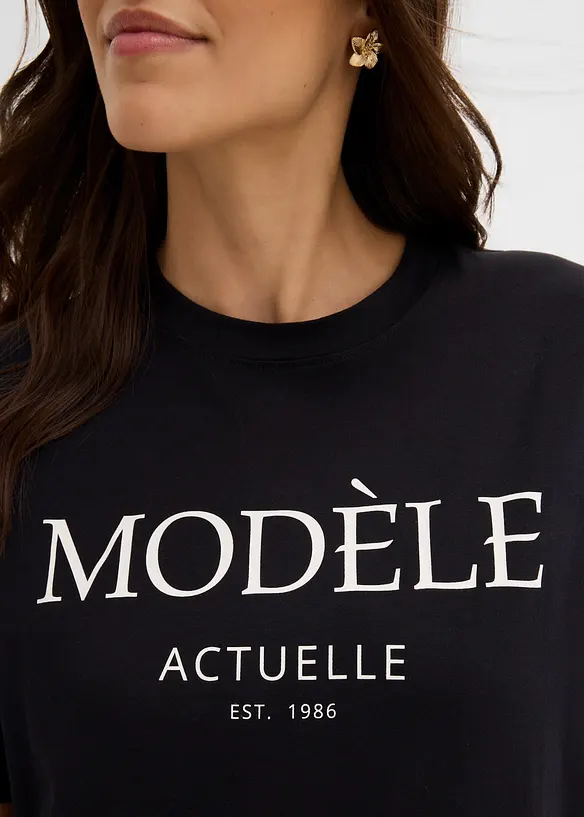T-shirt &eacute;pais 100% coton, bonprix