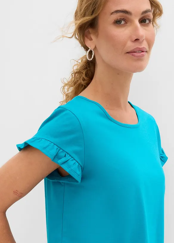 T-shirt &agrave; ruch&eacute;s, bonprix