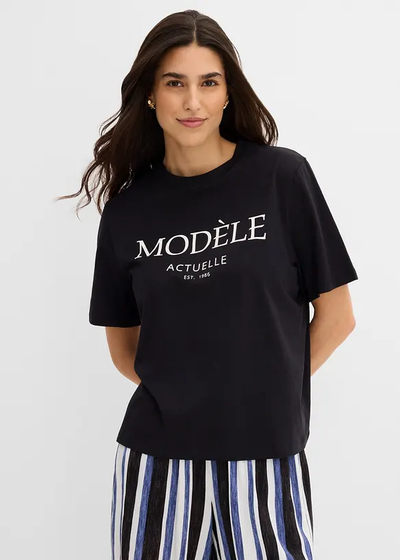 T-shirt &eacute;pais 100% coton, bonprix