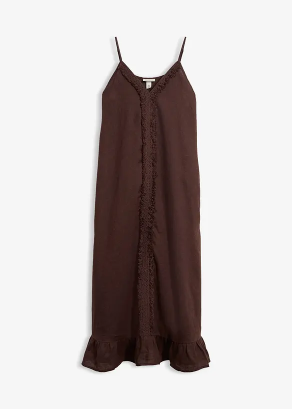 Maxikleid aus reinem Leinen, bonprix