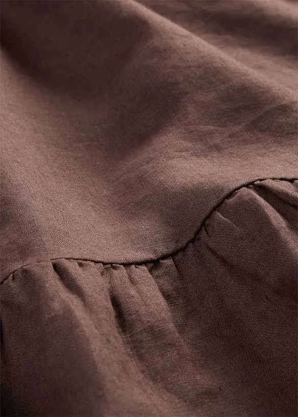 Maxikleid aus reinem Leinen, bonprix