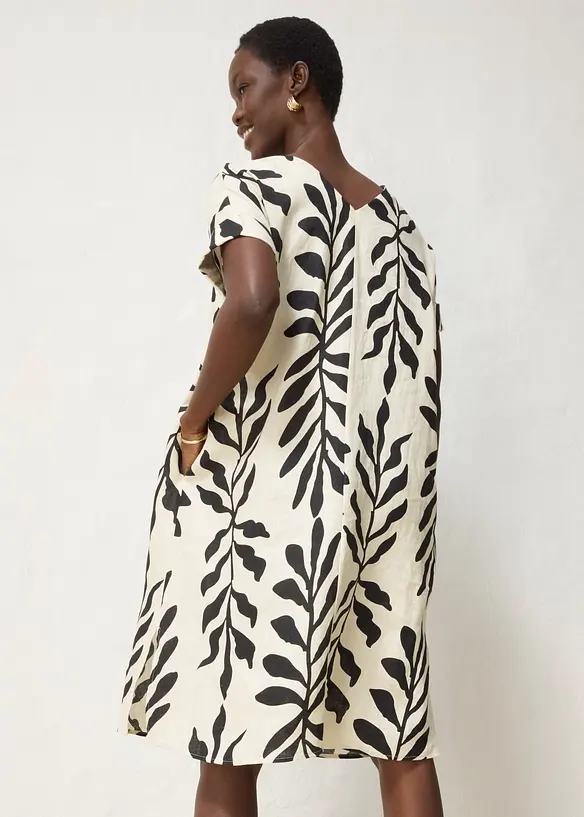 Robe caftan 100&nbsp;% lin, bonprix