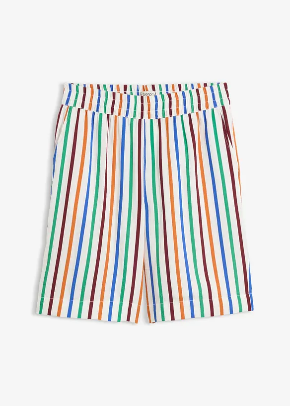 Bermuda en viscose m&eacute;lang&eacute;e, bonprix