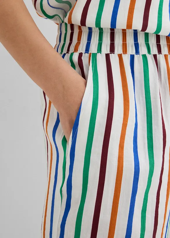 Bermuda en viscose m&eacute;lang&eacute;e, bonprix