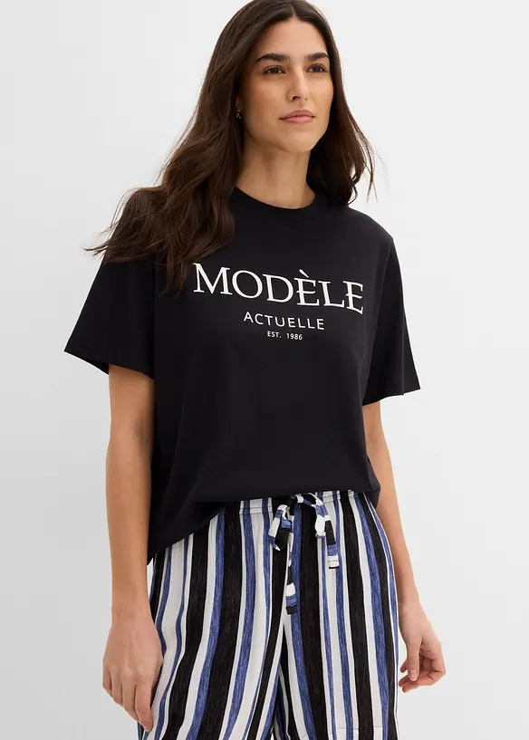 T-shirt &eacute;pais 100% coton, bonprix