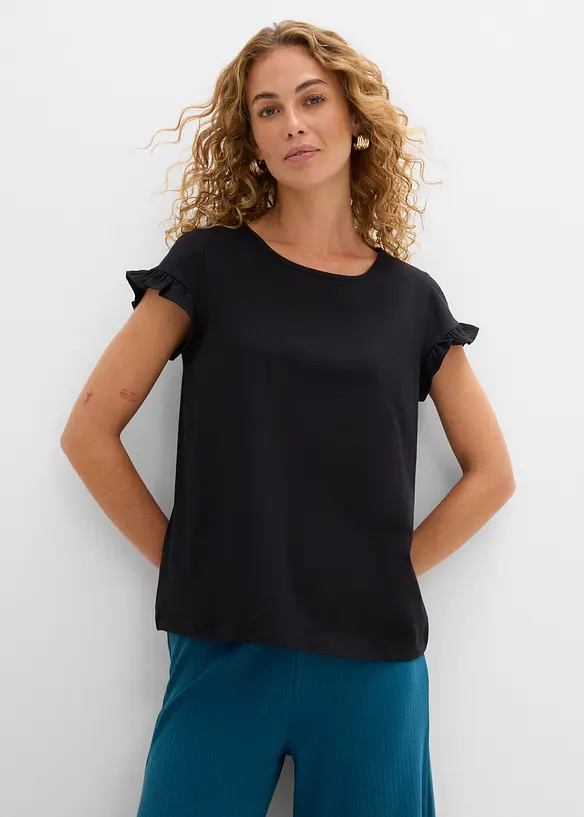 T-shirt &agrave; ruch&eacute;s, bonprix