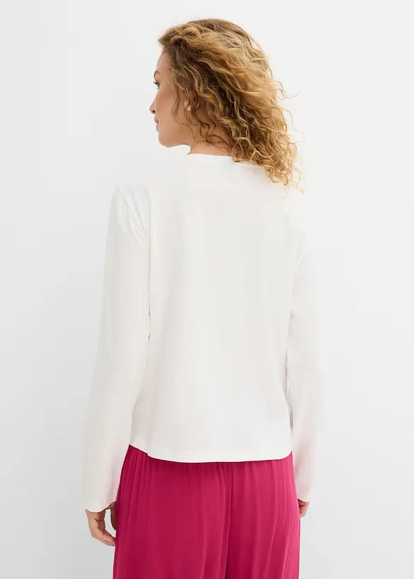 Spitzenshirt aus reiner Baumwolle, bonprix