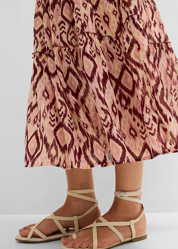 Stufenrock aus Chiffon, bonprix