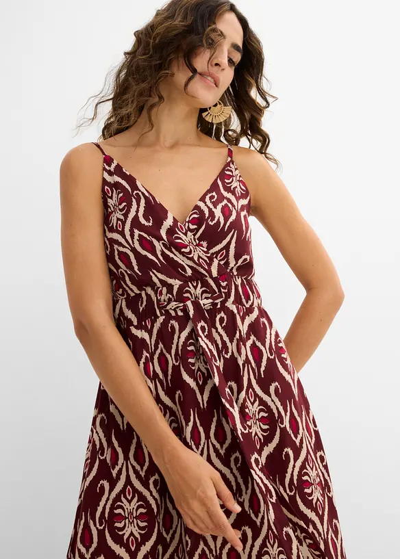 Maxikleid aus flie&szlig;ender Viskose, bonprix