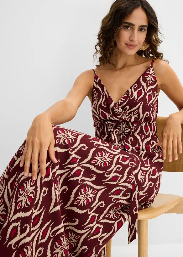 Maxikleid aus flie&szlig;ender Viskose, bonprix