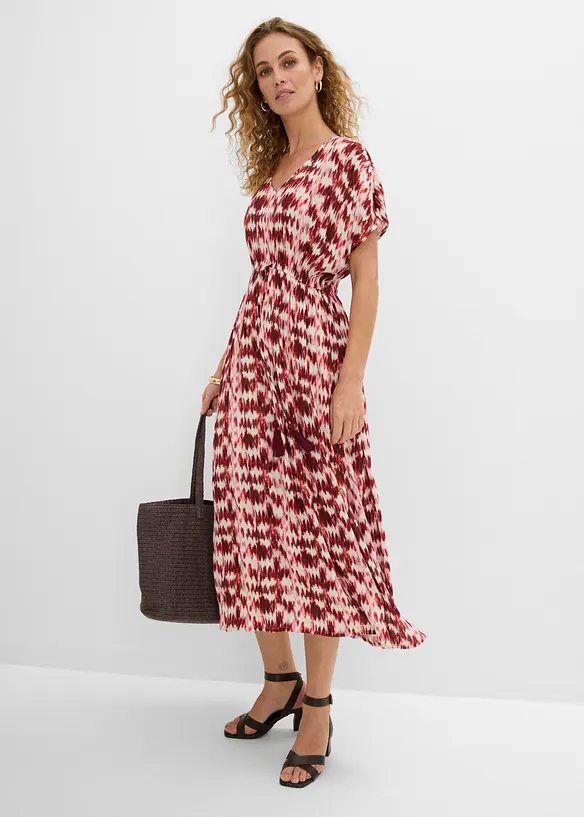 Maxikleid aus strukturierter Viskose, bonprix