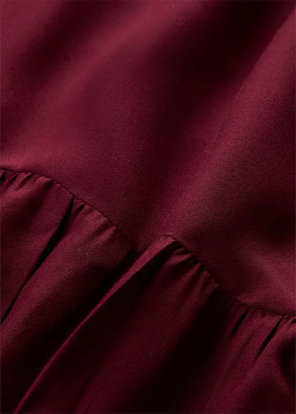 Midikleid aus flie&szlig;ender Viskose, bonprix