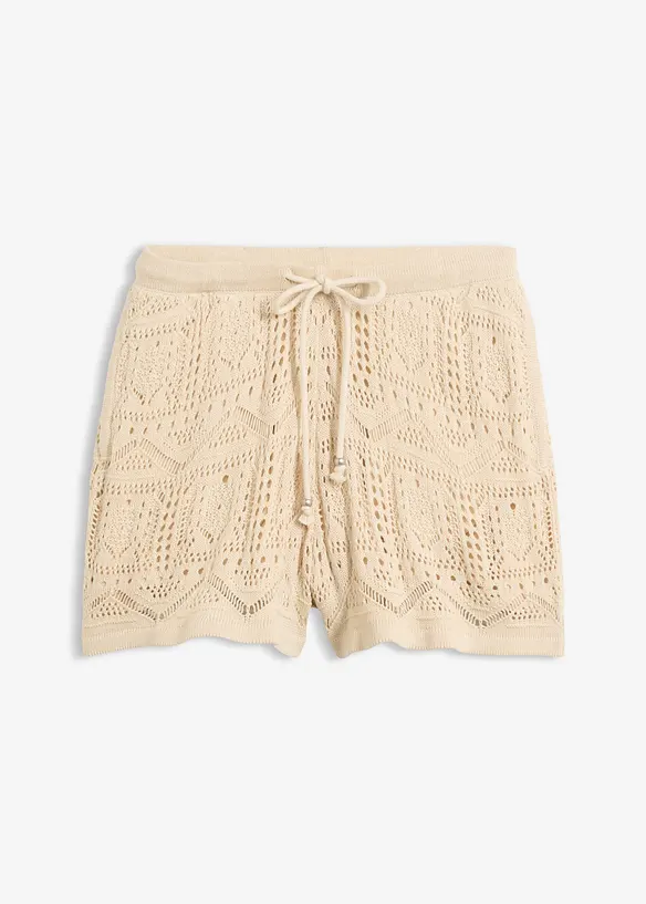 Ajour-Shorts aus Baumwoll-Mix, bonprix