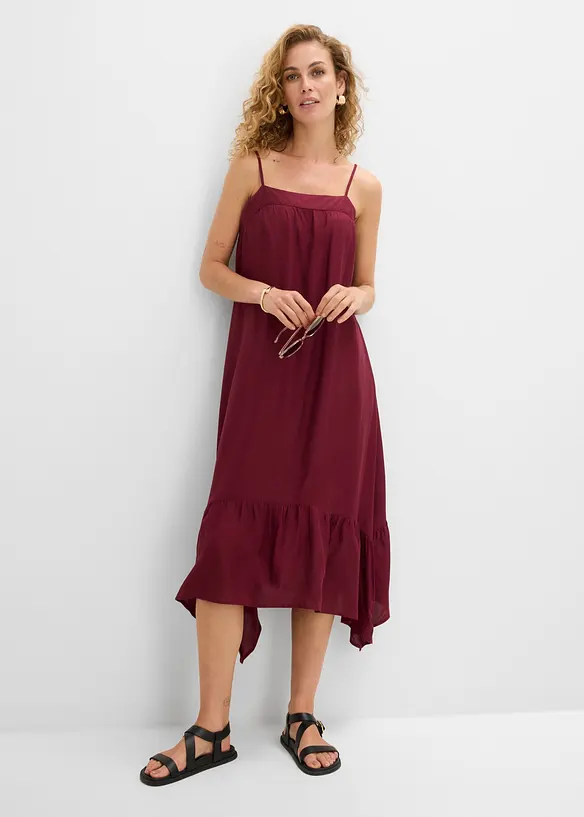 Midikleid aus flie&szlig;ender Viskose, bonprix