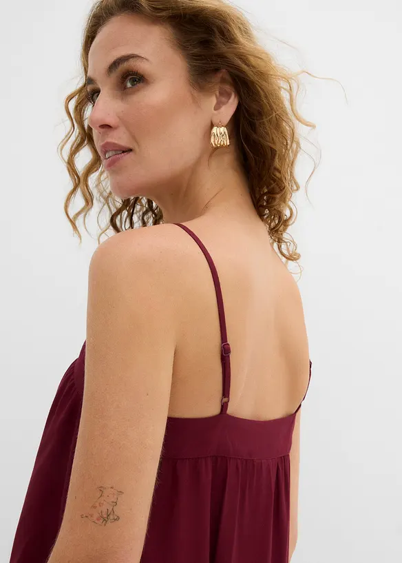 Midikleid aus flie&szlig;ender Viskose, bonprix
