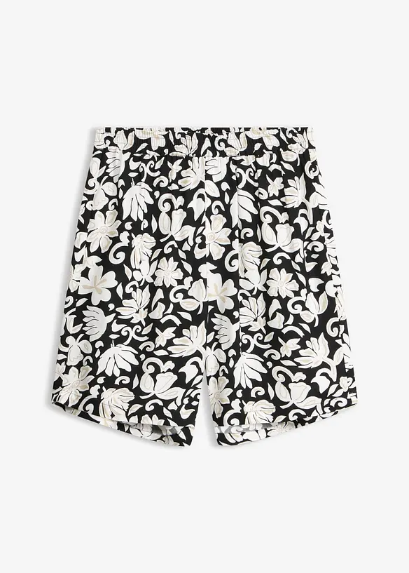 Bermuda fluide en viscose &agrave; taille &eacute;lastiqu&eacute;e, bonprix