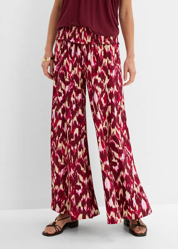 Pantalon palazzo en viscose fluide, bonprix