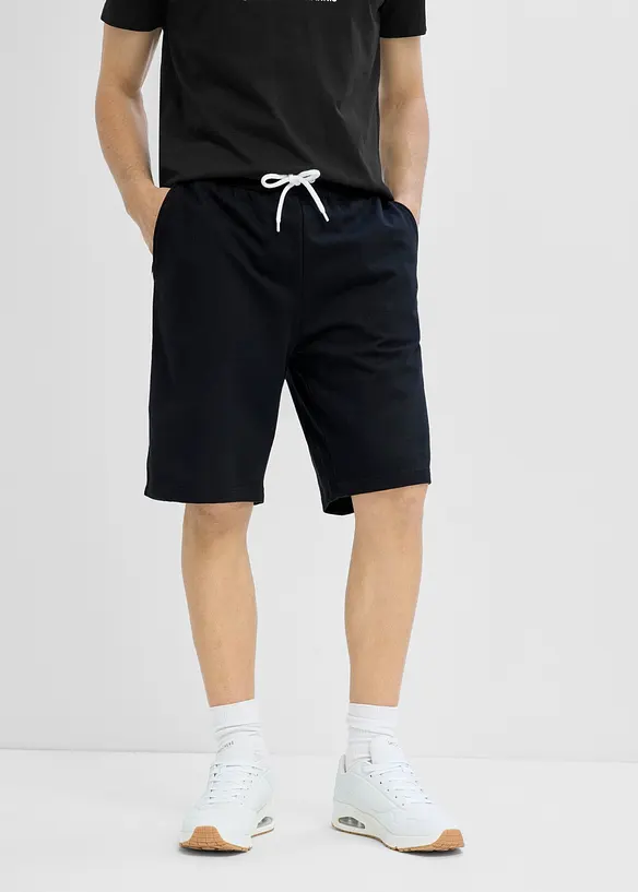 Lot de 2 bermudas sweat loose, bonprix