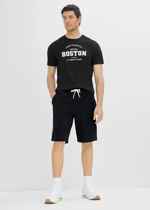 Lot de 2 bermudas sweat loose, bonprix