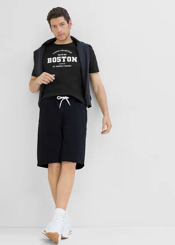 Lot de 2 bermudas sweat loose, bonprix