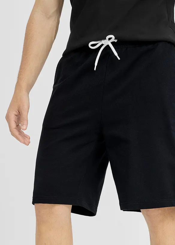 Lot de 2 bermudas sweat loose, bonprix