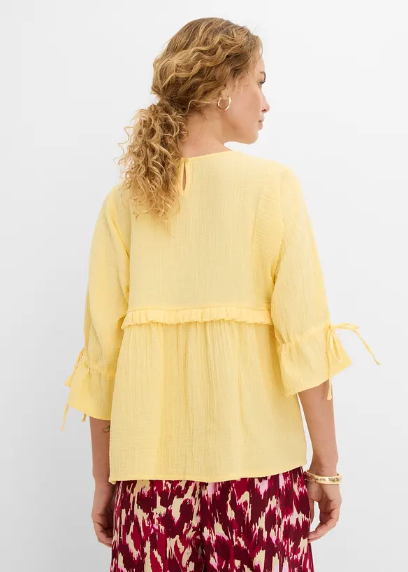 Blouse en gaze de coton, bonprix