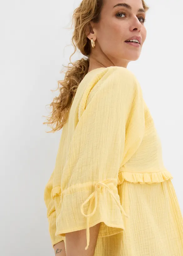 Blouse en gaze de coton, bonprix