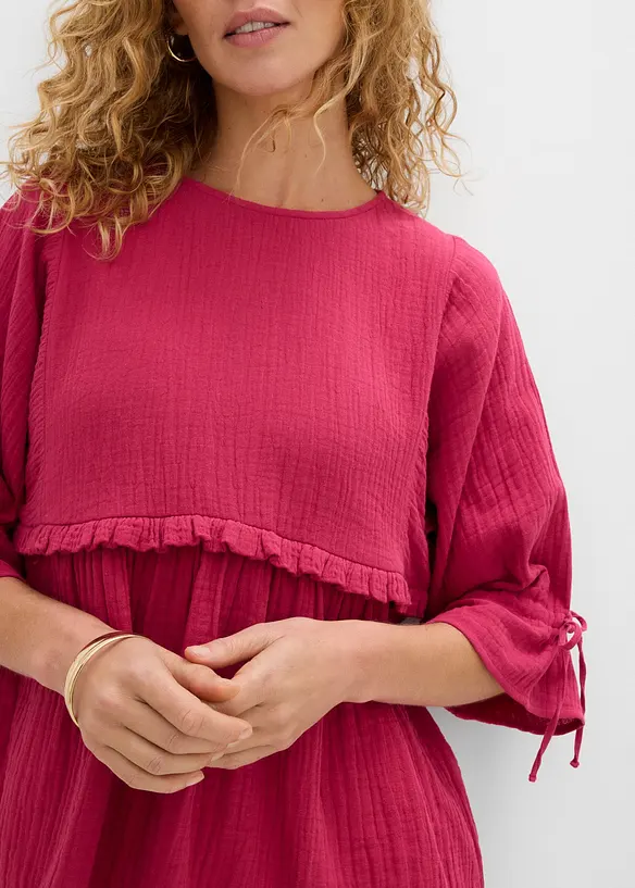 Blouse en gaze de coton, bonprix