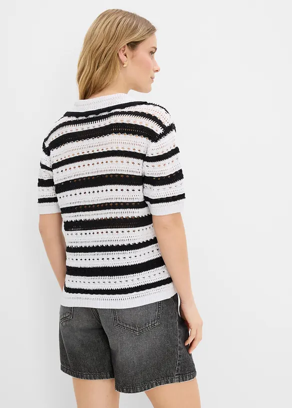T-shirt en maille, bonprix