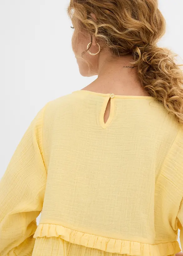 Blouse en gaze de coton, bonprix