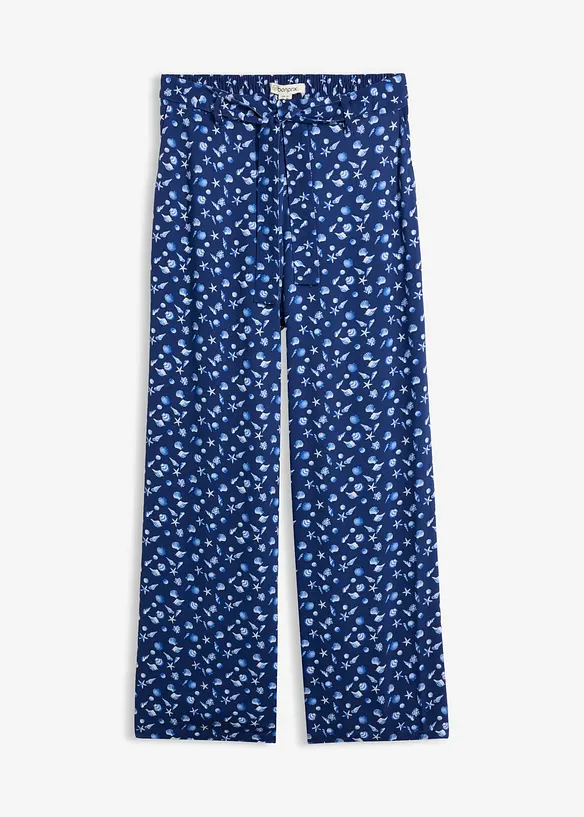 Pantalon 100% viscose, taille &eacute;lastiqu&eacute;e, bonprix