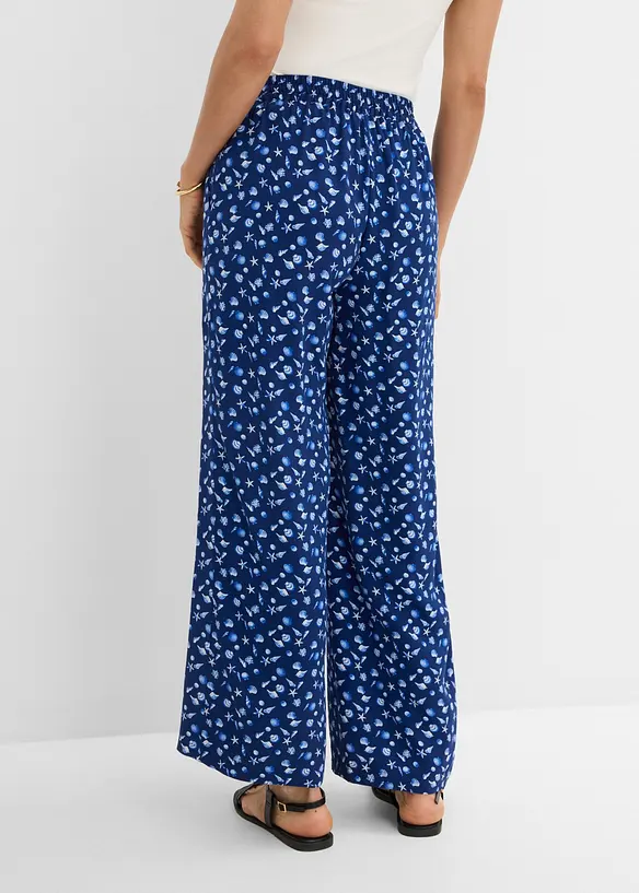 Pantalon 100% viscose, taille &eacute;lastiqu&eacute;e, bonprix