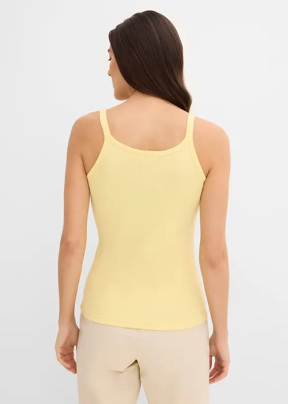 Top c&ocirc;tel&eacute; 100% coton, bonprix