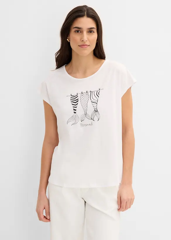 Longshirt aus reiner Bio-Baumwolle, bonprix