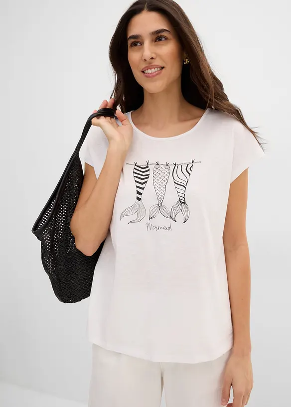 Longshirt aus reiner Bio-Baumwolle, bonprix