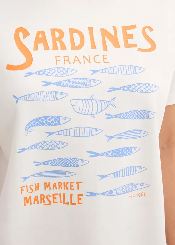 T-shirt en coton &eacute;pais, bonprix