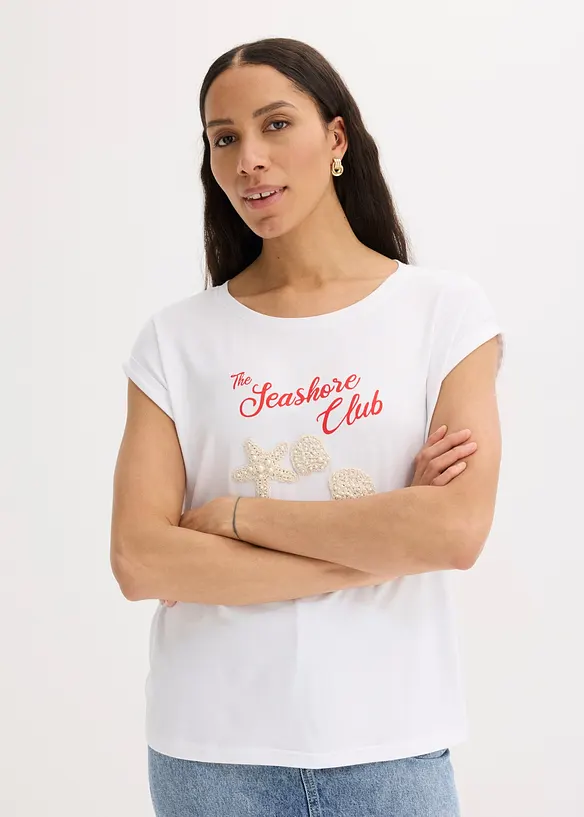 T-shirt en viscose douce, bonprix