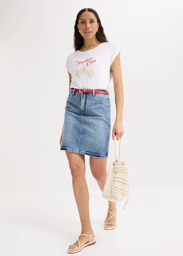T-shirt en viscose douce, bonprix