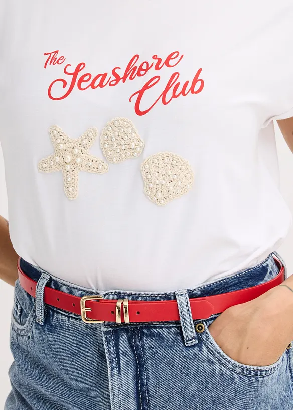 T-shirt en viscose douce, bonprix