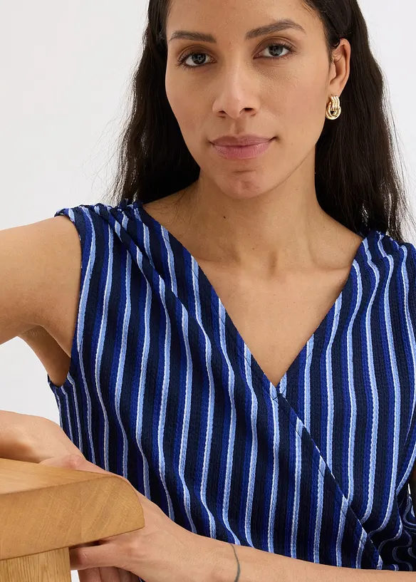 Jerseykleid aus strukturiertem Cr&ecirc;pe, bonprix