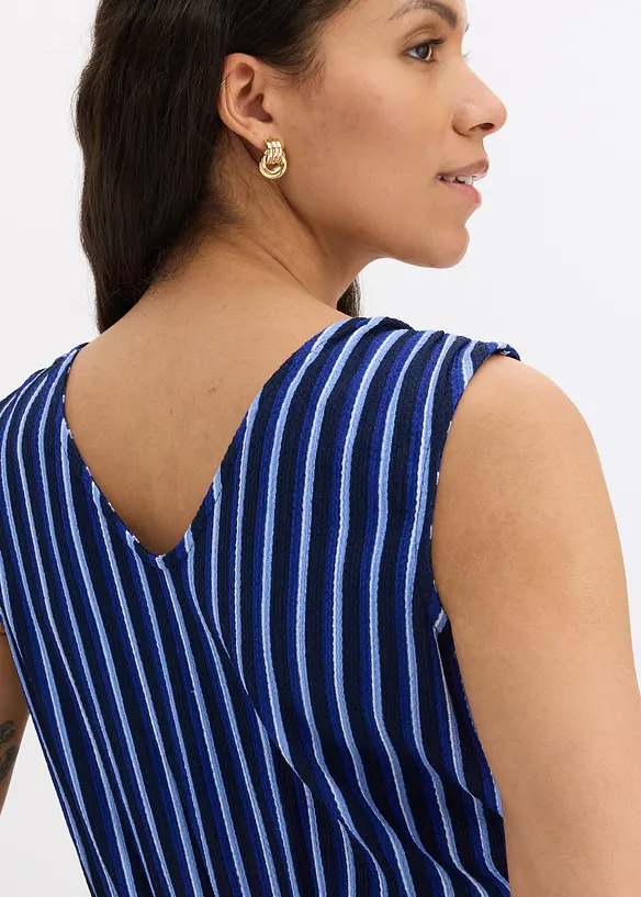 Jerseykleid aus strukturiertem Cr&ecirc;pe, bonprix