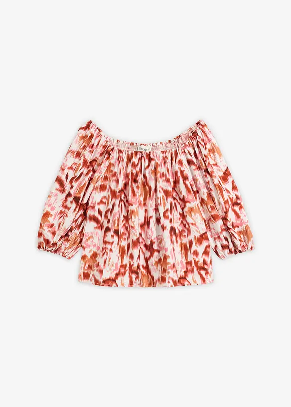 Blouse en fine viscose m&eacute;lang&eacute;e, bonprix