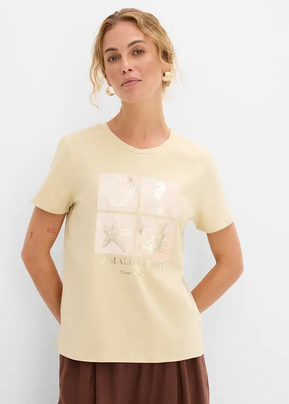 T-shirt en coton, bonprix