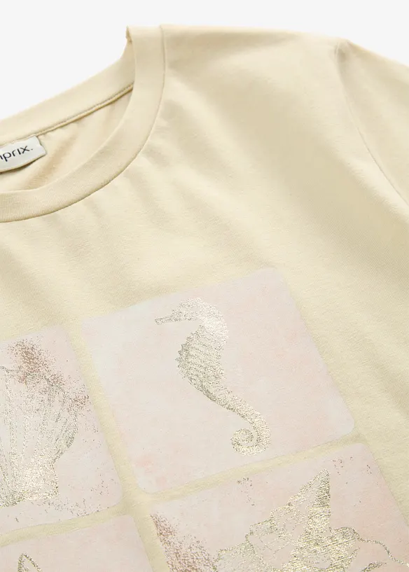T-shirt en coton, bonprix