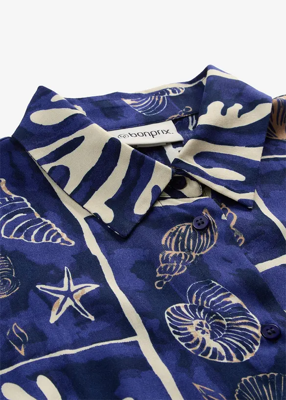 Robe-chemise en viscose fluide, bonprix