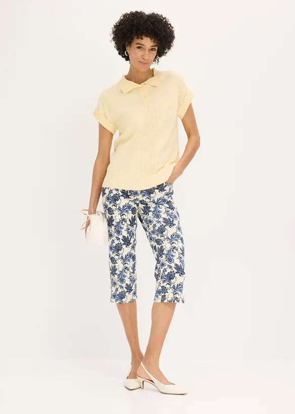 Capri-Hose aus Baumwollstretch, bonprix