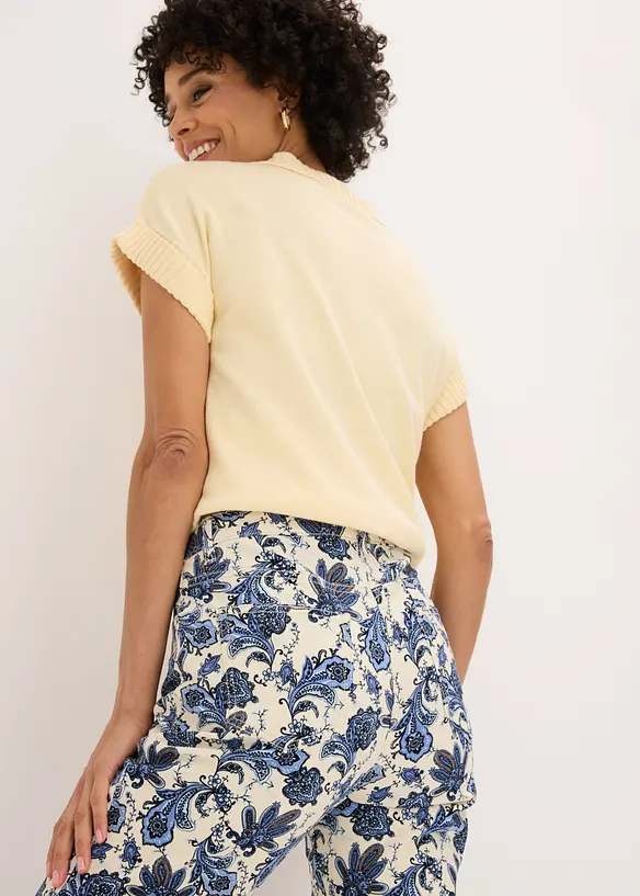 Capri-Hose aus Baumwollstretch, bonprix