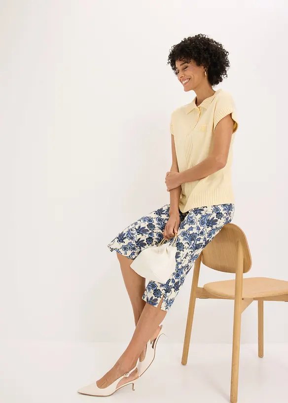 Capri-Hose aus Baumwollstretch, bonprix