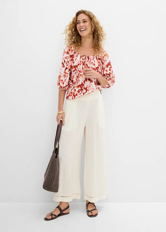 Jupe-culotte textur&eacute;e, bonprix